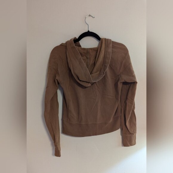 Womens Medium Jacob Paris Brown Zip-Up Hoodie - Picture 3 of 3